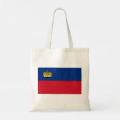 Liechtensteinse vlag tote bag (Achterkant)