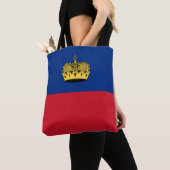 Liechtensteinse vlag tote bag (Dichtbij)