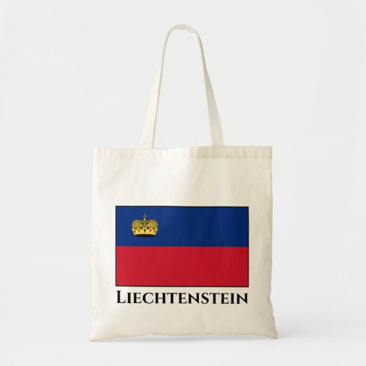 Liechtensteinse vlag tote bag (Voorkant)