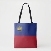Liechtensteinse vlag tote bag (Voorkant)