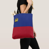Liechtensteinse vlag tote bag (Dichtbij)