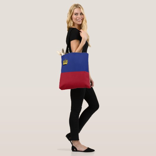 Liechtensteinse vlag tote bag (Op model)