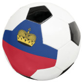 Liechtensteinse vlag voetbal (Drie kwart)