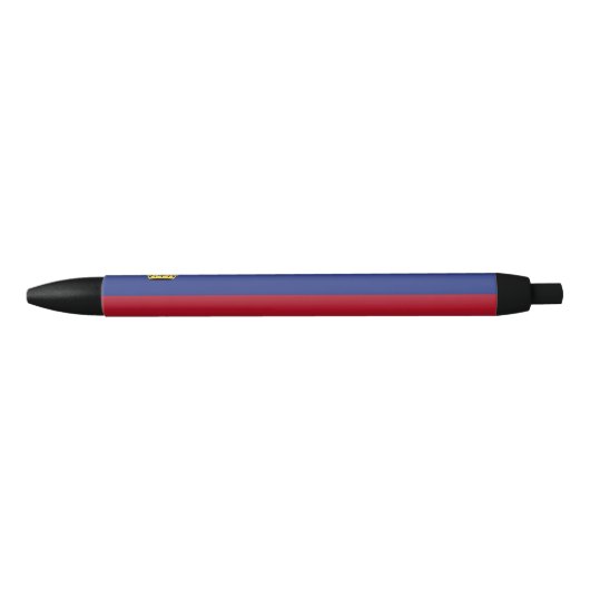 Liechtensteinse vlag zwarte inkt pen (Voorkant)