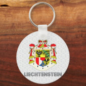 Liechtensteinse wapenmunt sleutelhanger (Voorkant)