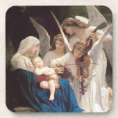 Lied van de engelen (1881) door Bouguereau Bier Onderzetter (Voorkant)