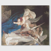 Lied van de engelen (1881) door Bouguereau Cadeaupapier (Vlak)