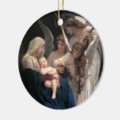 Lied van de engelen (1881) door Bouguereau Keramisch Ornament (Links)
