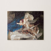 Lied van de engelen (1881) door Bouguereau Legpuzzel (Horizontaal)