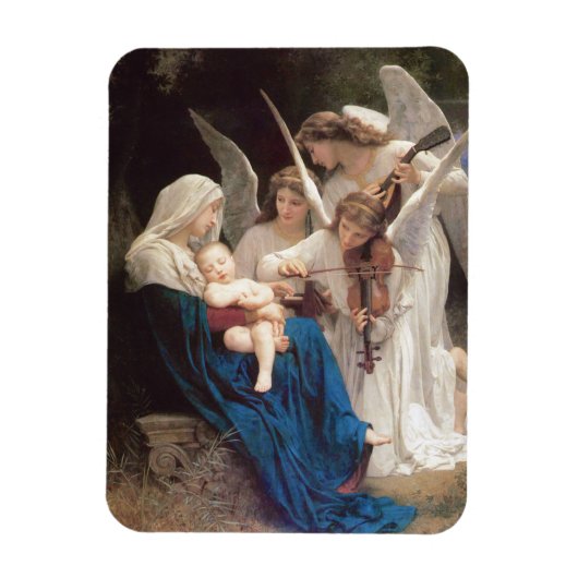 Lied van de engelen (1881) door Bouguereau Magneet (Verticaal)