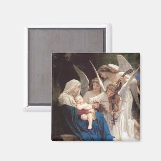 Lied van de engelen (1881) door Bouguereau Magneet (Voorkant / Achterkant)