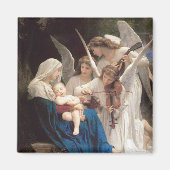 Lied van de engelen (1881) door Bouguereau Magneet (Voorkant)