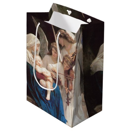 Lied van de engelen (1881) door Bouguereau Medium Cadeauzakje (Voorkant Gekanteld)