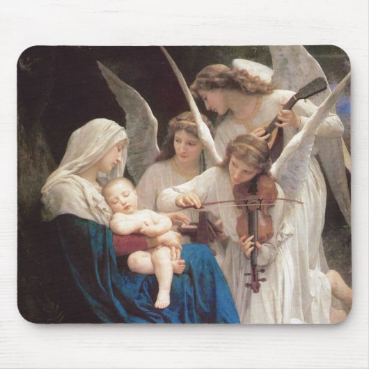 Lied van de engelen (1881) door Bouguereau Muismat (Voorkant)
