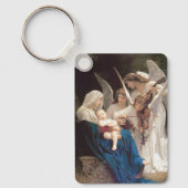 Lied van de engelen (1881) door Bouguereau Sleutelhanger (Voorkant)