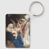 Lied van de engelen (1881) door Bouguereau Sleutelhanger (Achterkant)