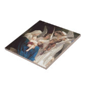 Lied van de engelen (1881) door Bouguereau Tegeltje (Zijkant)