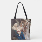 Lied van de engelen (1881) door Bouguereau Tote Bag (Achterkant)