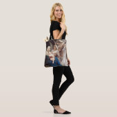Lied van de engelen (1881) door Bouguereau Tote Bag (Op model)