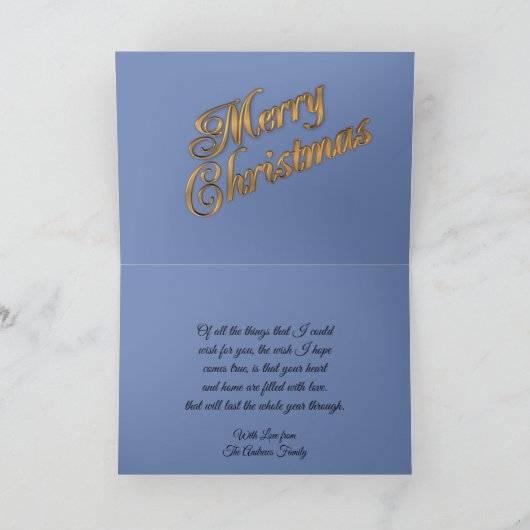 "Lied van de Engelen" Godsdienstige Kerstkaart Feestdagen Kaart (Binnen)