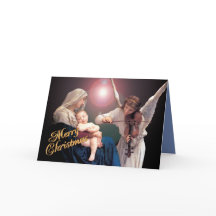 "Lied van de Engelen" Godsdienstige Kerstkaart