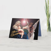 "Lied van de Engelen" Godsdienstige Kerstkaart Feestdagen Kaart (Voorkant)