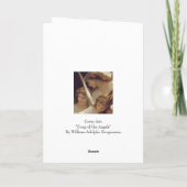 Lied van de Engelen Kerstkaart Feestdagen Kaart (Achterkant)