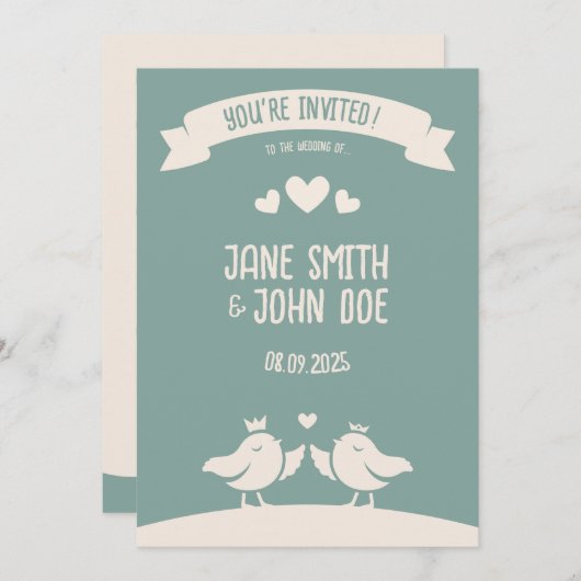 Lied van de leisteenblauwe vogel kaart (Voorkant / Achterkant)