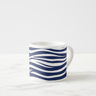 Lied van de Zee Marine Blauwe Zee Golven Stromen Espresso Kop