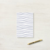 Lied van de zee Navy Blauwe Zeevaart Stromende Gol Post-it® Notes (Op bureau)