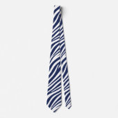 Lied van de zee Navy Blauwe Zeevaartstromen Stropdas (Voorkant)