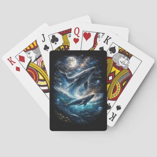 Lied van het kosmische getij pokerkaarten (Achterkant)