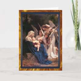 Lied van Kerstmis van Engelen Feestdagen Kaart