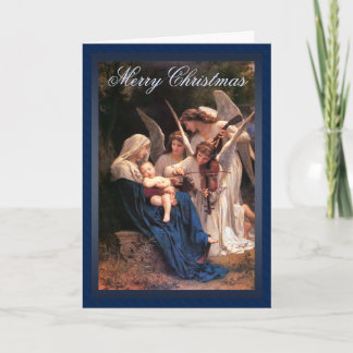 Lied van Kerstmis van Engelen Feestdagen Kaart