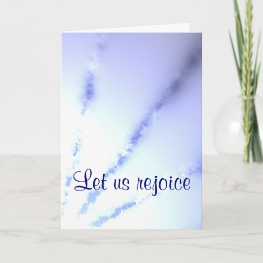 Lied van Maria Magnificat Lucas 1:46-48 Feestdagen Kaart (Voorkant)