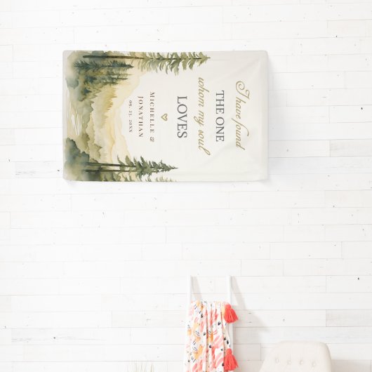 Lied van Salomo Ik heb de One Wedding Bible gevond Spandoek (Insitu)