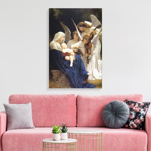 Liedje van de engelen Fine Art Canvas Afdruk (Insitu (Woonkamer))