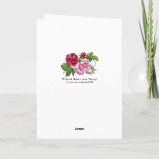 Liedje van de engelen Fine Art Feestdagen Kaart (Achterkant)