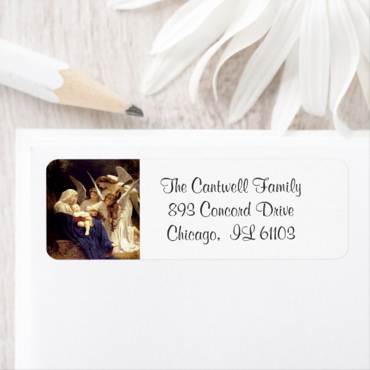 Liedje van de engelen Religieuze Gezegende Maagd M Etiket (Insitu)