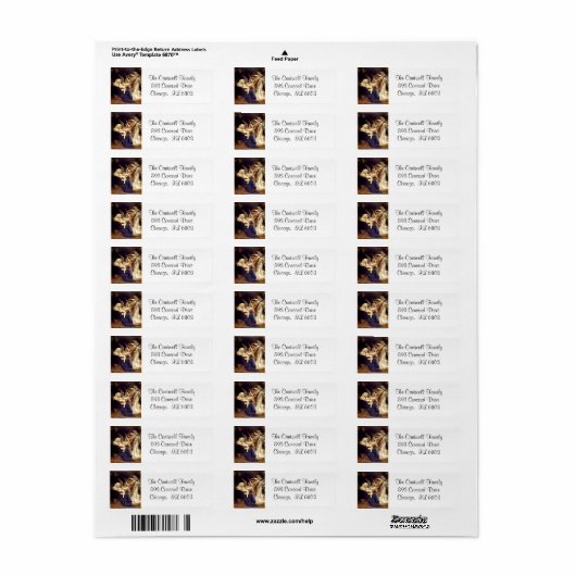 Liedje van de engelen Religieuze Gezegende Maagd M Etiket (Full Sheet)