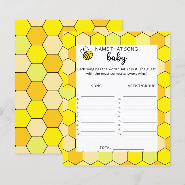 Liedje van Kleine Bij Baby (Voorkant / Achterkant)
