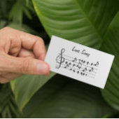 Liedje van liefde, vogels tussen noten aanpasbaar  informatiekaartje