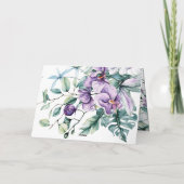 Liedje van Salomo 2:11-12 Kolibrie Bloemen Bijbel Kaart (Achterkant)