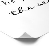 Liedje van Salomo 2:11-12 Kolibrie Bloemen Bijbel Poster (Hoek)