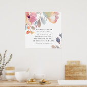 Liedje van Salomo 2:12 Bloemen verschijnen bijbel  Poster (Keuken)