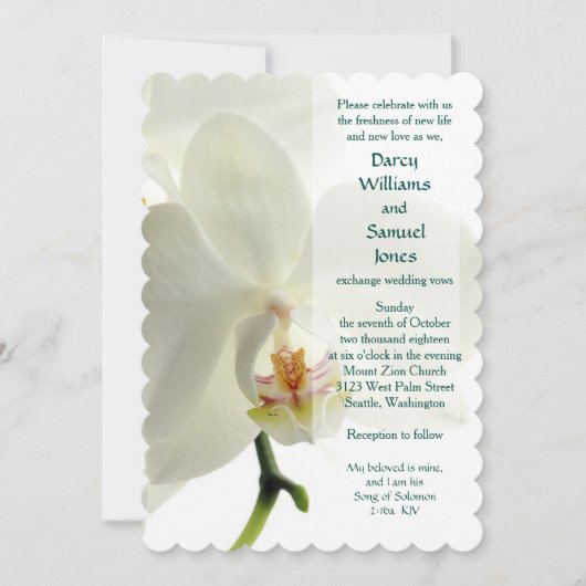 Liedje van Salomo 2:16a Mijn geliefde is van mij. Kaart (Voorkant)