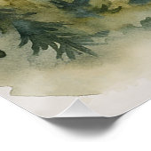 Liedje van Salomonsebijbel Christelijk Trouwbos Perfect Poster (Hoek)