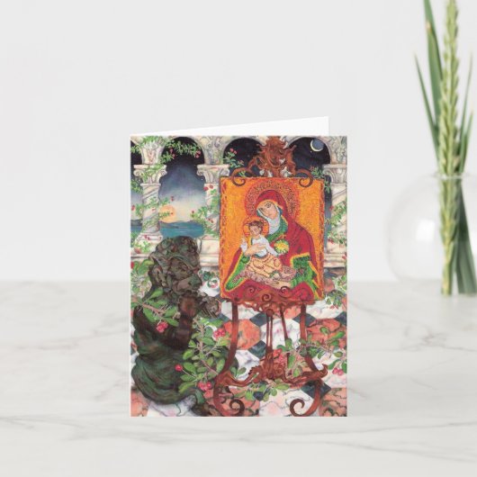 LIEDJE VOOR DE MOEDER FEESTDAGEN KAART (Voorkant)