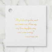 Liedjes 2:10 bedankjes labels (Voorkant)