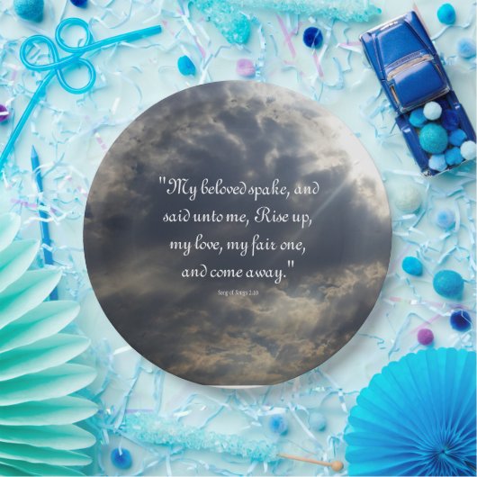 Liedjes 2:10 papieren bordje (Feest)